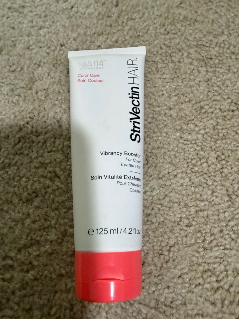 StriVectin HAIR Vibrancy Booster Tube in White with Coral Cap
